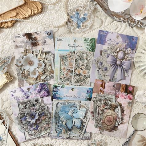 Hollowed-out Floral Series Journaling Scrapbooking Cutouts ( 10pcs ...