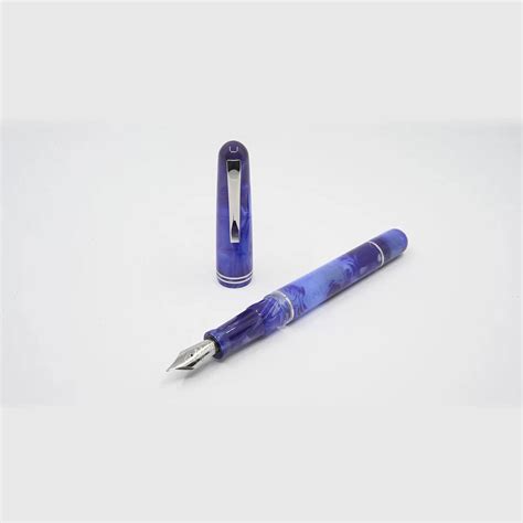 Gioia Metis Fountain Pen Luxury Blue Aesthetic Silver Fine – AARCAAI