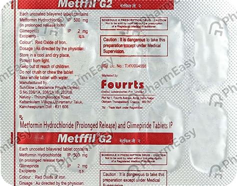 Glimifix M2 Tablets: Uses, Side Effects, Price & Dosage | PharmEasy