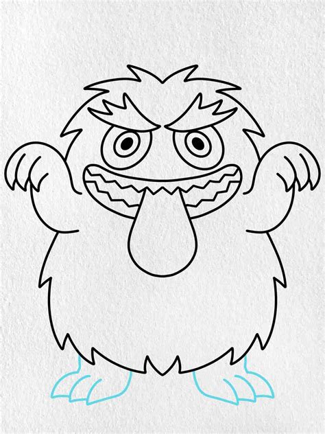 Easy Scary Monsters To Draw
