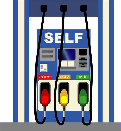 Cartoon Gas Station Clipart