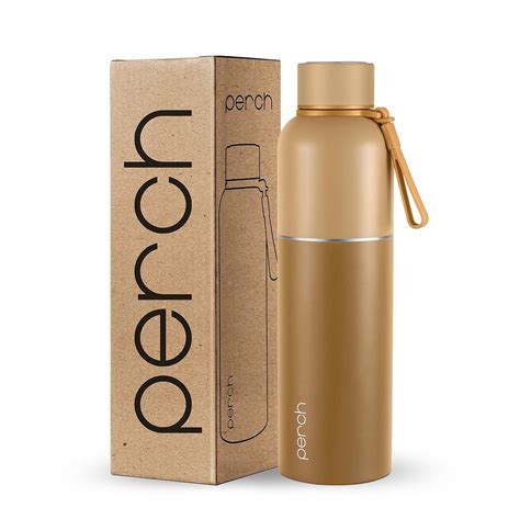 Perch Zenith ISI Certified Hot and Cold Steel Water Bottle 1 LTR ...