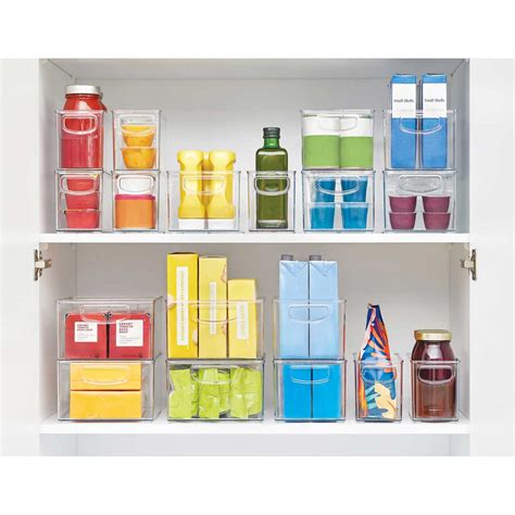 iDESIGN Kitchen and Pantry Storage Bins 18 Piece Set, Size: 5.000 ...