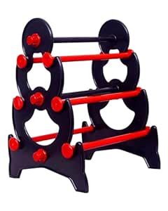 RSV Plastic 3 Step - Tower 144 Bangle Display Stand - Red & Black ...