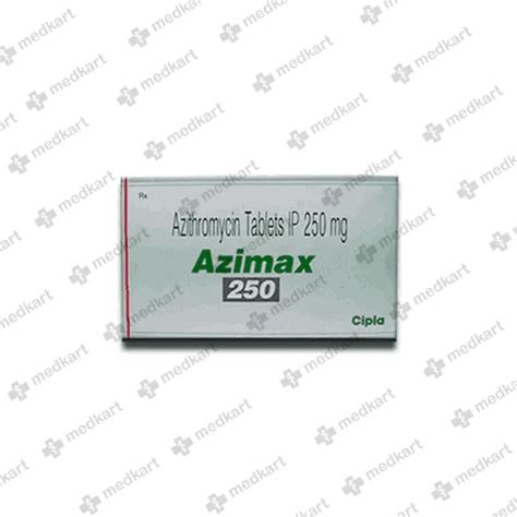AZIMAX 250MG TABLET 6'S Price, Uses, Side Effects & Substitutes | Medkart