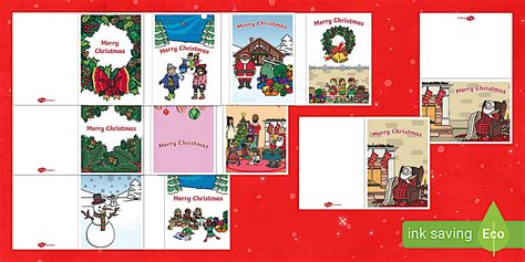 Christmas Card Templates - Classroom Resource