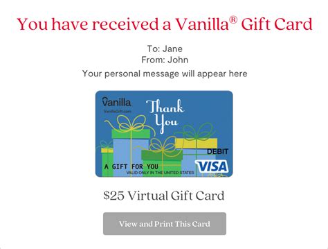 Walgreens Visa Gift Card