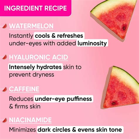 Dot & Key Watermelon Cooling Hydrogel Under Eye Patches , 60 Patches ...