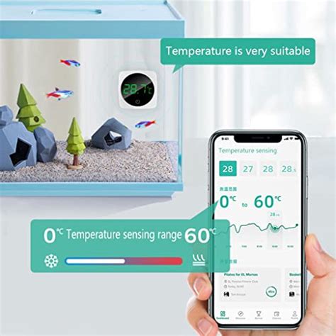 Nepall One Touch LCD Digital Display with Large Clearly Screen Aquariu ...