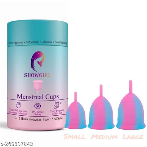 Buy Showgirl Cup Sensitive Small Medium And Large Light To Heavy ...