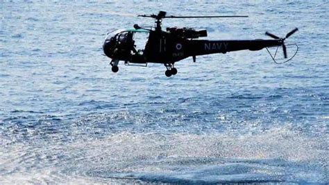 Indian Navy Helicopter Makes Emergency Landing During Routine Sortie ...
