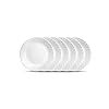 Buy LaOpala Diva, Classique Collection, Opal Glass Quarter Plate Set 6 ...