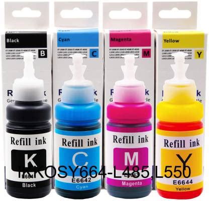 ikkosy High Quality Ink Compatible for Epson EcoTank Inkjet Printer ...