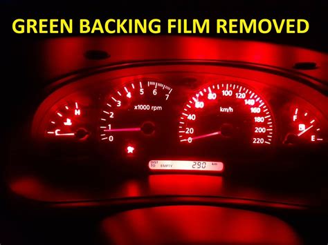 Accord Dash Lights RED LED Dash Cluster Light Kit For Holden Commodore ...