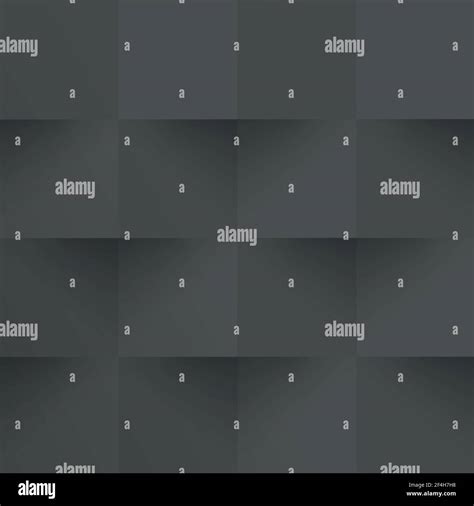 Abstract black background, web template, squares with shadow - Vector ...