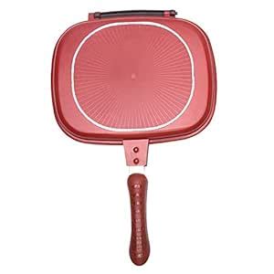 Buy Square Double Sided Frying Pan, Kitchen Non-stick Baking Pancake ...