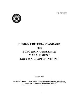 Fillable Online DoD 5015.2-STD - U.S. Federal Forms Fax Email Print ...