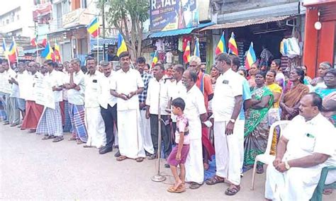 Proletarian People's Party protest | பாட்டாளி மக்கள் கட்சியினர் ...