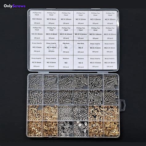 M2 & M2.5 3D Printing assorted screw pack – OnlyScrews