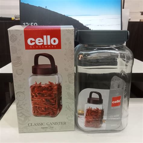 AM5646 Cello Classic Canister Glass Jar - 3600 ml – Amd-Deodap