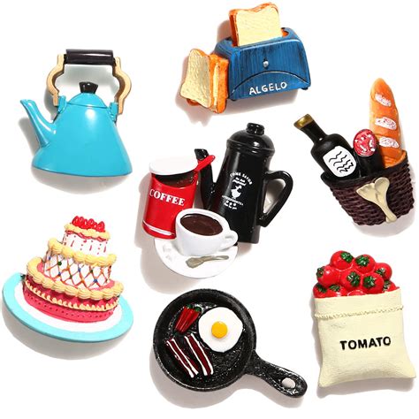 Favensen Food Fridge Magnets Food Magnets For Fridge Fun Refrigerator ...