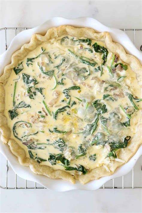 Easy Quiche Florentine Recipe l Beyond Frosting