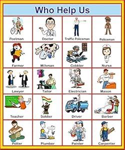 Buy SDS Learning Who Help Us Chart for Kids (Reading & Writing) Online ...