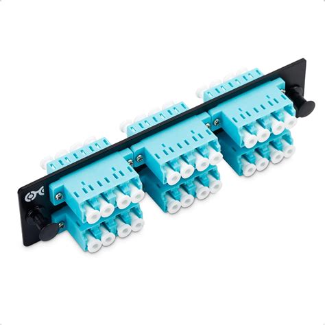 Cable Matters 24 Fibers LC to LC OM3/OM4 Multimode Fiber Patch Panel ...
