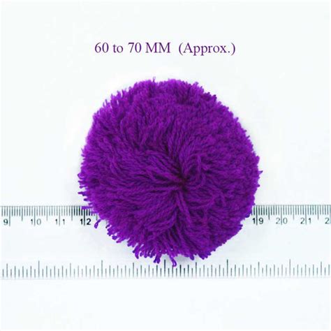 Buy big Purple pom pom for crafting at cheap and discounted prices ...
