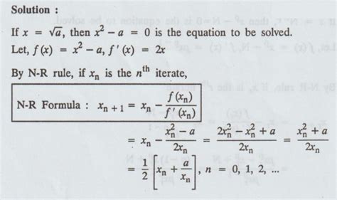 Short Questions and Answers - Newton's Method