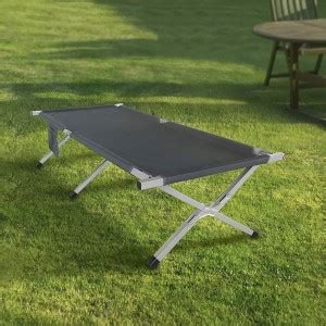 Flipco Folding Stainless Steel Portable Bed Travelling & Camping Metal ...
