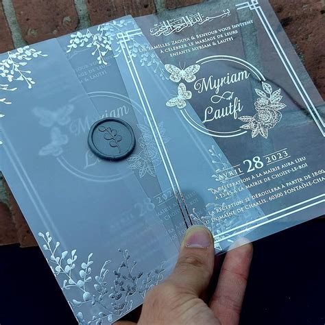 Baylino ınvıtatıon Baylino Envelopes & Acrylic Invitation Cards, Custom ...