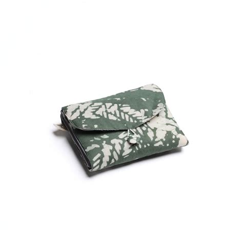 Abstract Olive - Sanitary Pouch