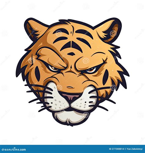 Miserable Cat Face Sticker On Isolated Tansparent Background, Png, Logo ...