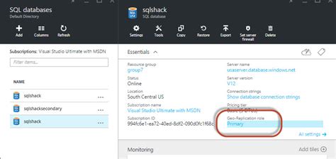 Geo Backup Enabled Azure SQL Database 的图像结果