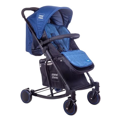 Buy Mee Mee 2-in-1 Baby Stroller with Rocker (Blue) for 0-3 Years | 3 ...