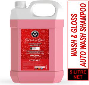 FOXCARE WASH & GLOSS - AUTO WASH SHAMPOO Car Washing Liquid Price in ...