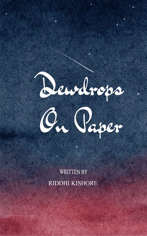 Dewdrops On Paper – BookLeaf Publishing Bookstore