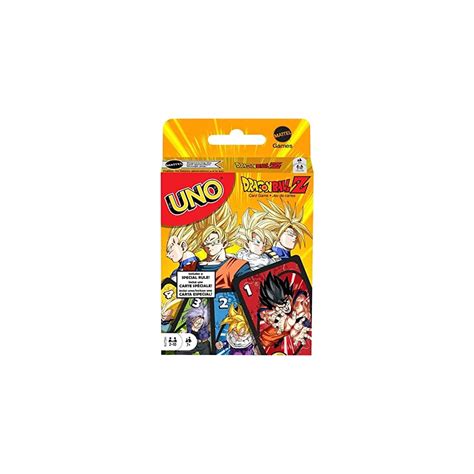 Mattel Games UNO Dragon Ball Z Card Game with TV Show Themed India | Ubuy