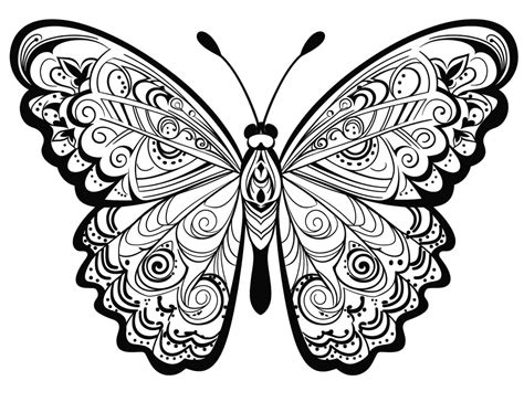 67 Beautiful Butterfly Coloring Pages For Kids And Adults - Our Mindful ...
