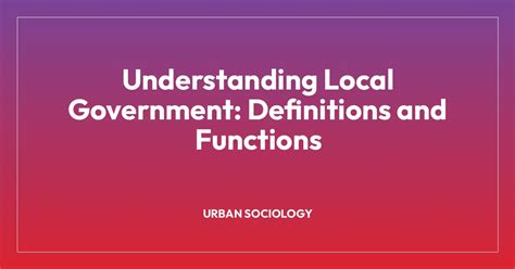 Functions of Local Government 的图像结果