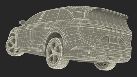 3D model Lucid Gravity 2024 Electric SUV Olive Color Rigged | 3D Molier ...