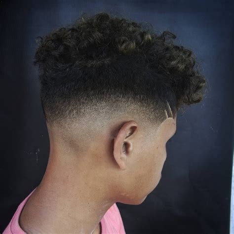 Low Taper Fade For Curly Hair