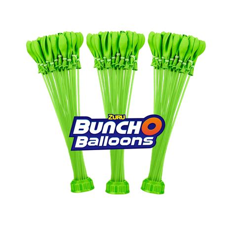 Bunch O Balloons Instant Water Balloons Green (3 bunches 100 Total ...