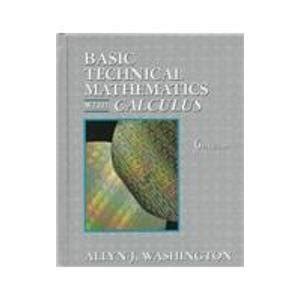 Buy Basic Technical Mathematics w/Calculus - Chapters 1-30 Book Online ...