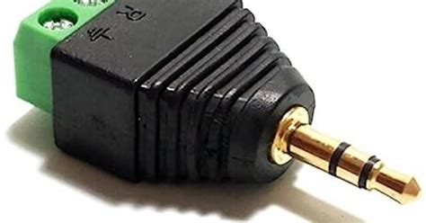 Buy 3.5mm 3 Pin TRS Male Audio Connector to Screw Terminal Adapter ...