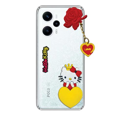 Inktree Transparent 3D Girlish Soft Flexible Silicon Hello Kitty Back ...