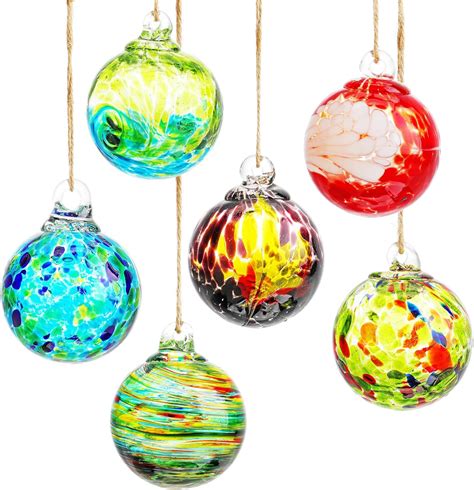 Hand Blown Glass Ornaments Ballss Hanging Glass Christmas Ornament ...