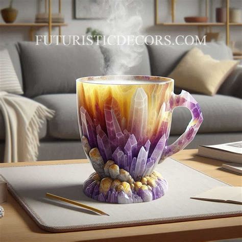 Mineral Crystal Coffee Mug: Check Out Coffee Mugs Made With Mineral Crystal