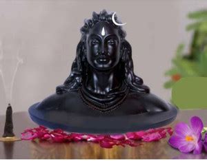 Pepino Proper Lord Shiva in Dhyana Mudra Adiyogi Shiva Idol for Home ...